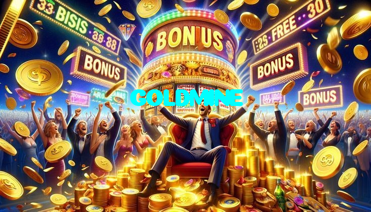 GOLDMINE casino presented on mobile device in Pakistan with slots and live games