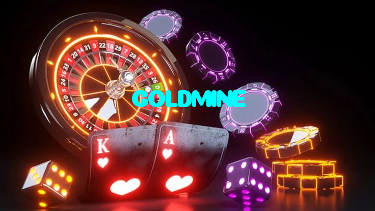 GOLDMINE casino presented on mobile device in Pakistan with slots and live games